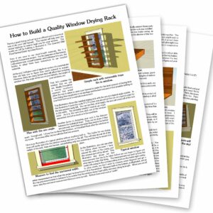 How to Build a Quality Drying Rack 4 page spread